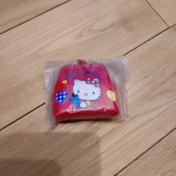 새상품 산리오 헬로 키티 가마구치 지갑 끈 포함 소형 파우치 빨간색