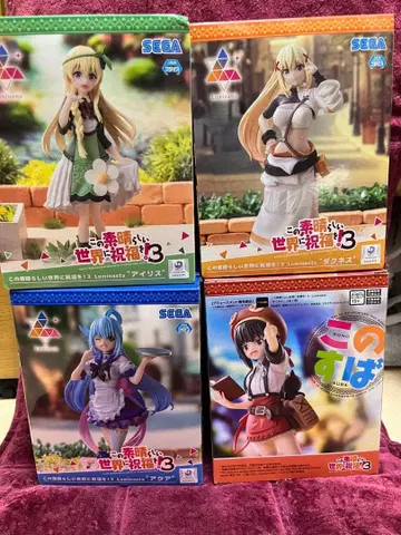 이 멋진 세계에 축복을! 3 루미나스타 피규어 4개 세트