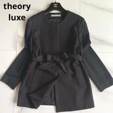 새상품급 theory luxe 띠어리 럭스 lian 노카라 코트