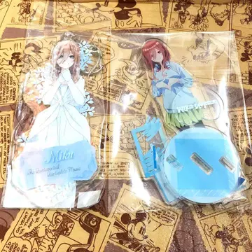 5등분의 신부 나카노 미쿠 아크릴 스탠드 아크릴 키링