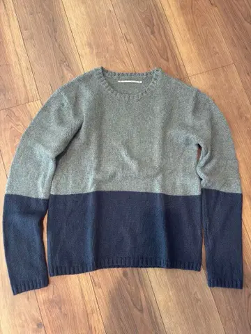 dip ltd 그레이 네이비 스웨터