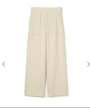 맥피 베이지 아이보리 와이드 레그 슬랙스
