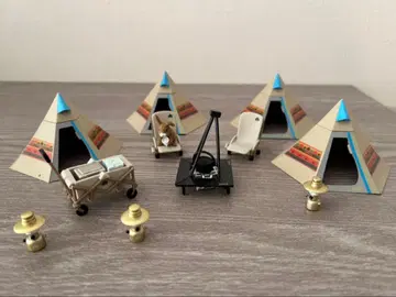 [ 중고품 ] 미니어처 LOGOS 캠핑 세트