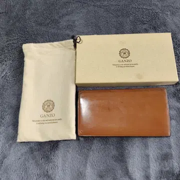 GANZO 장지갑 브라운 가죽