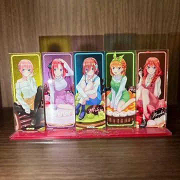5등분의 신부 SWEETS PARTY 아크릴 스탠드 플레이트