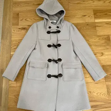 Doudou 라이트 그레이 더플 코트