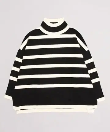 [ 새상품급 ] sugar rose 슈가 로즈 더블 자카드 보더 니트