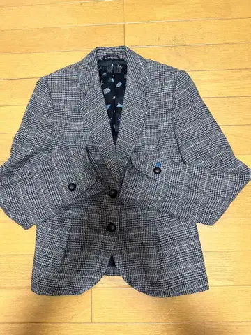 폴스미스 블랙 여성용 트위드 자켓 새상품급