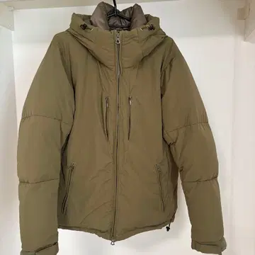 MR. OLIVE 후드 부착 다운 자켓 L 사이즈