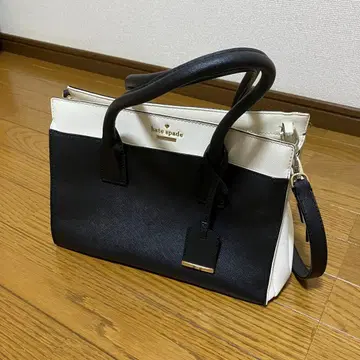 케이트 스페이드 숄더백 핸드백 2way 블랙/화이트