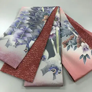 핸드메이드 반폭 오비 후리소데 원단