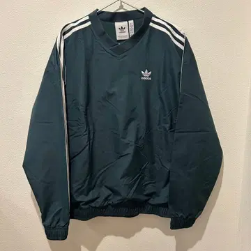 adidas V넥 윈드브레이커 그린