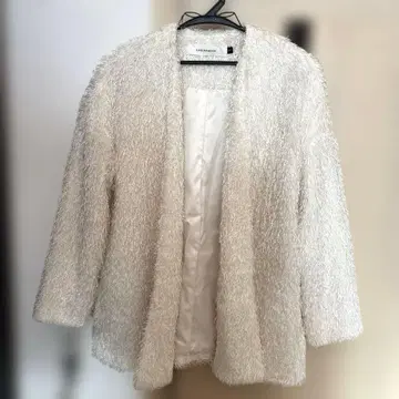 라구나문 화이트 노카라 자켓 S