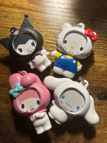 산리오 캐릭터즈 사진 프레임 마스코트 전 4종 컴플리트 세트