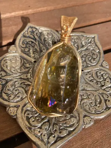 [ 122 제우스 시트린 무지개 포함 ] 펜던트 탑