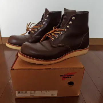 RED WING 8134 워크 부츠 8 1/2 D 26.5cm
