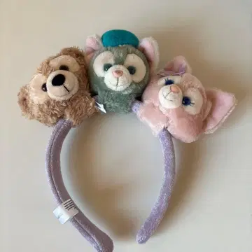 홍콩 디즈니 더피 셰리메이 젤라토니 머리띠 커스텀