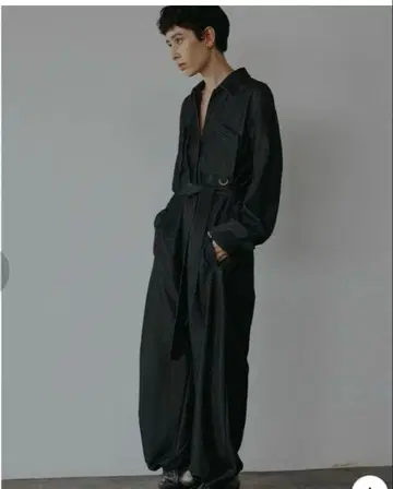 Ameri 데님라이크 올인원 [ BLACK S사이즈 ]