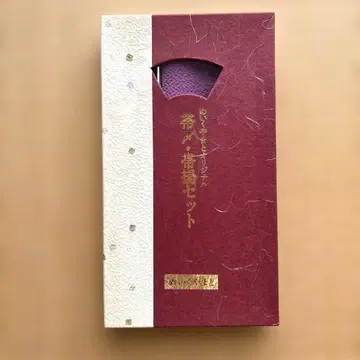 오비 장식 천 허리띠 세트 보라색 등나무색