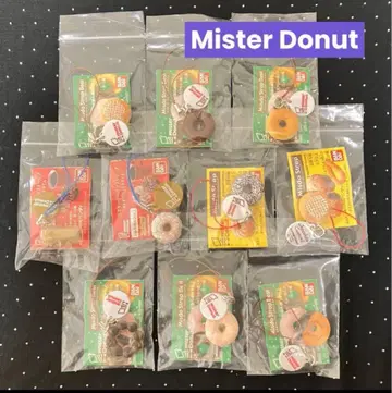 미스터 도넛 스트랩 10개 반다이