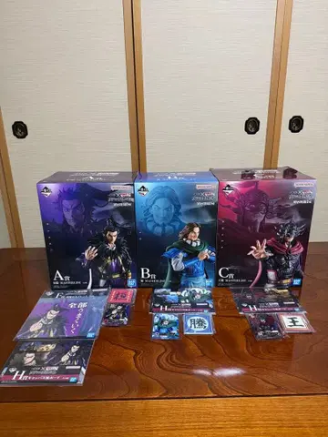 제일복권 킹덤 MASTERLISE A상 B상 C상 피규어 3체 세트