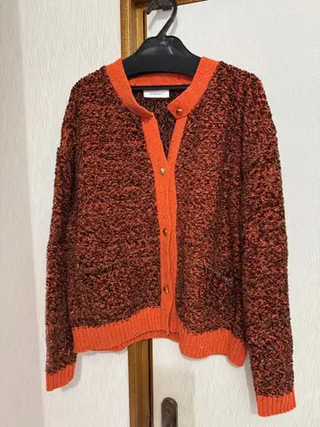 ESPEYRAC 오렌지 계열 가디건 긴팔