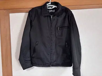 SCHOTT 나일론 자켓 라이더스 블랙 싱글
