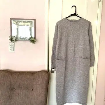 새상품*베이지 컬러*니트 원피스