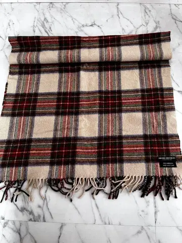 [ 거의 미사용 ] 영국제 브룩스브라더스 스코틀랜드제 스톨