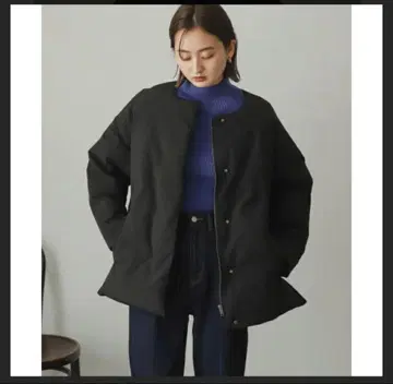 SENSE OF PLACE 어반 리서치 머플러 부착 노카라 다운