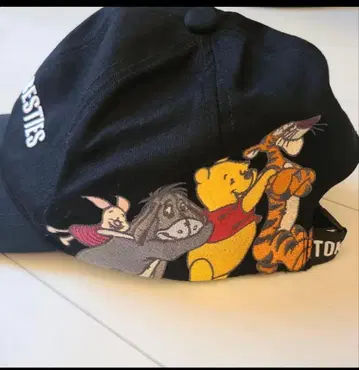 디즈니 푸우 자수 캡