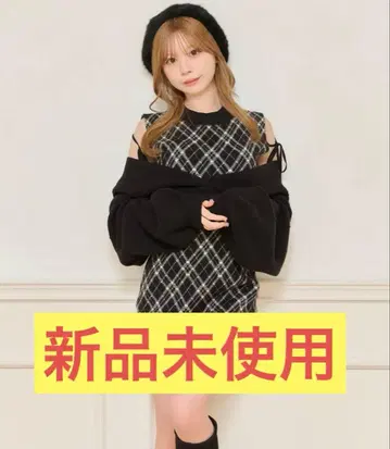 apres jour 아프레쥬르 레이어드 스타일 니트 원피스