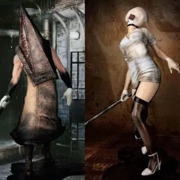 사일런트 힐 2 레드 피라미드 싱 버블 헤드 간호사 피규어 세트