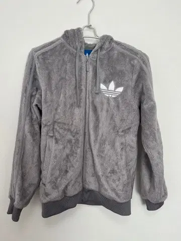 adidas 플리스 자켓 그레이 S