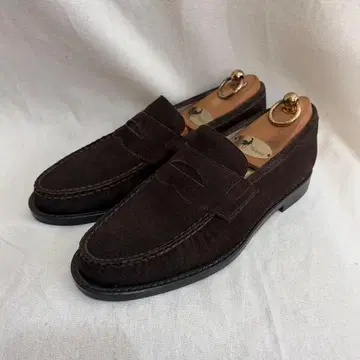 BEAUTY&YOUTH 다크 브라운 스웨이드 로퍼 US6.5