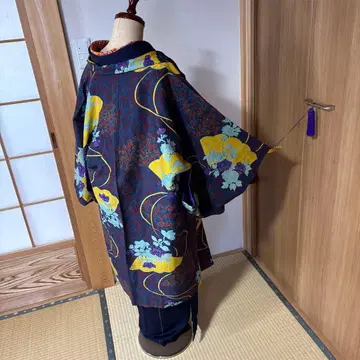 사라사와 부채(^^) 긴 겉옷