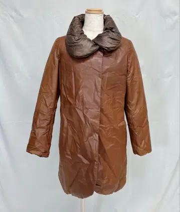 SWINSWING 리버서블 다운 가죽 코트 40 사이즈