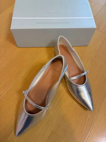 멋진 디자인 24cm, 펌프스 스트랩 신발 실버