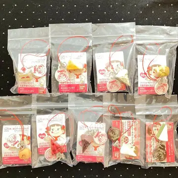 FUJIYA 후지야 페코짱 케이크 스트랩 9개 반다이