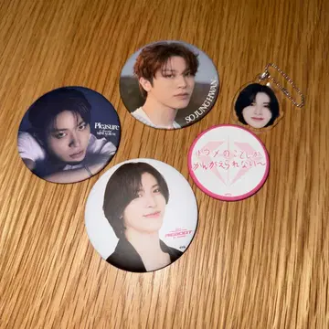 treasure 소정환 캔뱃지 아크링 키링