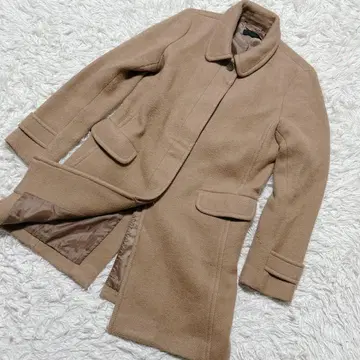 [ c6766 ] UNIQLO 유니클로 롱 코트 브라운