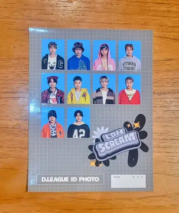 LDH SCREAM 야마가미 코세이 증명사진풍 시트 씰