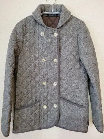 트래디셔널 웨더웨어 영국제 새상품급 퀼팅 자켓 그레이