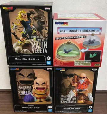 드래곤볼 피규어 & 룸 라이트 세트 전 4종