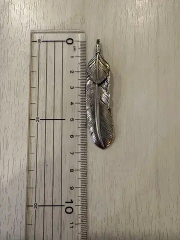 실버 925 페더 펜던트 (왼쪽)