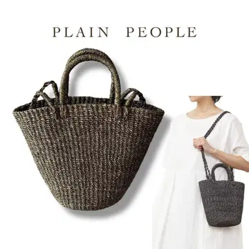 PLAIN PEOPLE 바스켓백 다크 브라운