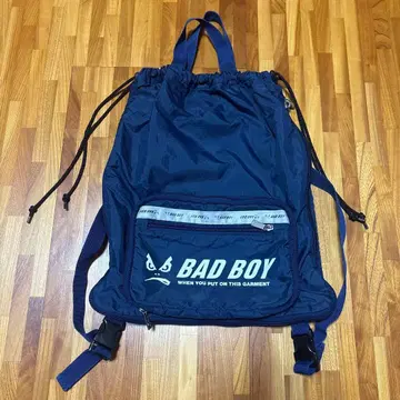 90s 구제 의류 BADBOY 배드보이 냅색 네이비
