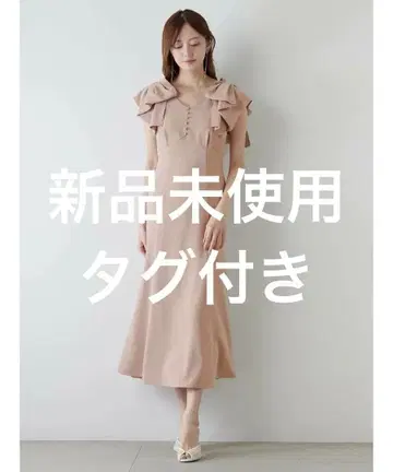 snidel 스나이델 리본 숄더 드레스 원피스