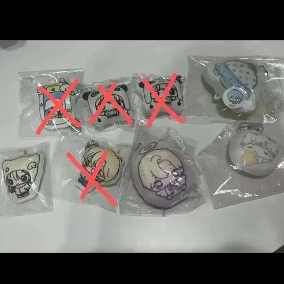 아크릴스탠드 5,8 노아쿠션키링 2개