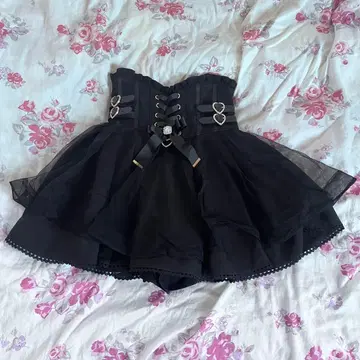 레이스업 코르셋 라이크 치마바지 LIZLISA